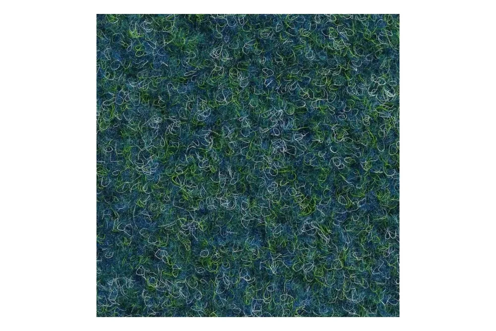 Vebe Rasenteppich Polotto Blau-Grün | 1.3 × 4 m