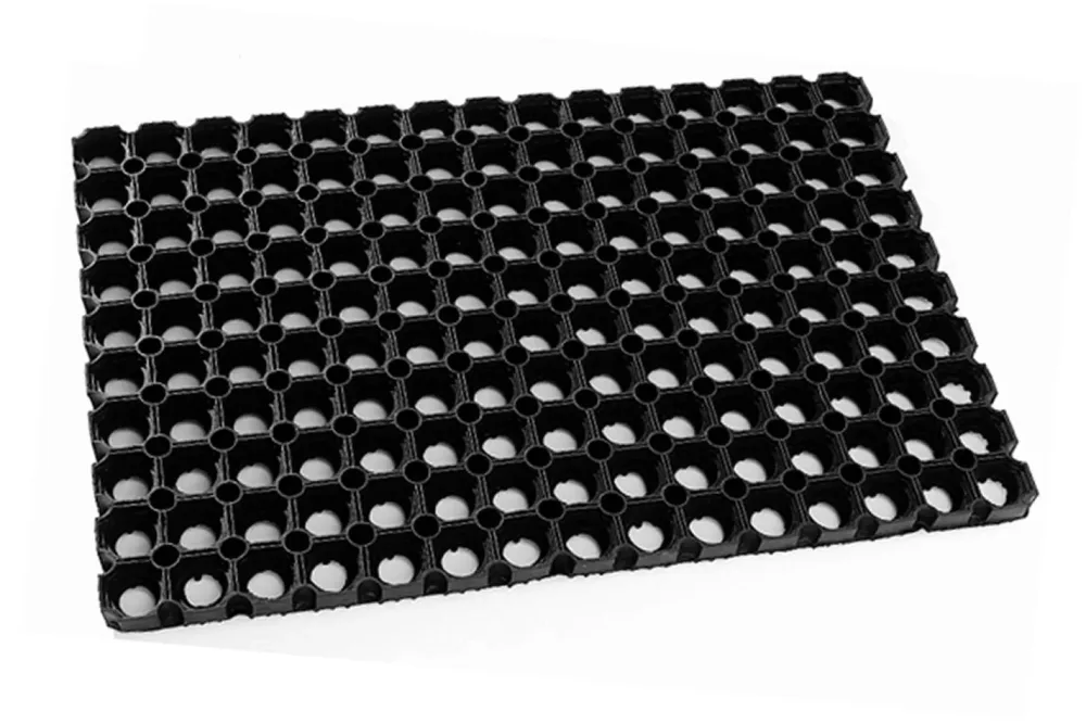 Hamat Aussenmatte Domino Schwarz | 40 × 60 cm