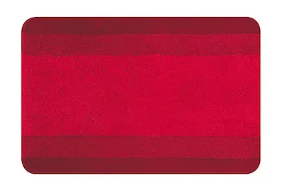 Spirella Badezimmerteppich Balance Rot | 55 × 65 cm