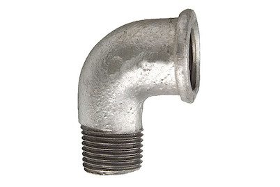 Cornat Temperguss-Winkel Verzinkt | 90° | 3/8