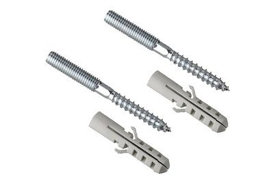 Cornat Stockschraube Sechskant-Mutter V verzinkt | M8 × 100 mm | 2 Stück