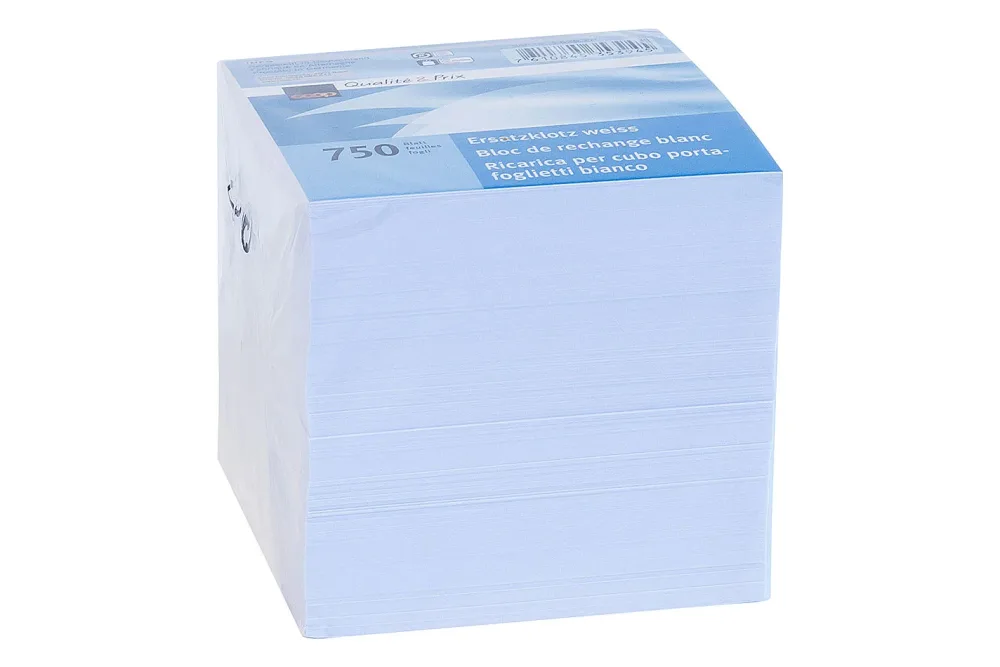 Coop Qualité & Prix Ersatzklotz weiss 750 Blatt