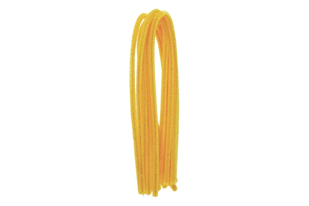 Glorex Biegeplüsch Goldgelb | 50 cm | 10 Stück