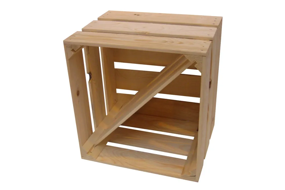 Oecoplan Weinharasse für 18 Flaschen | 40 × 38 × 31 cm