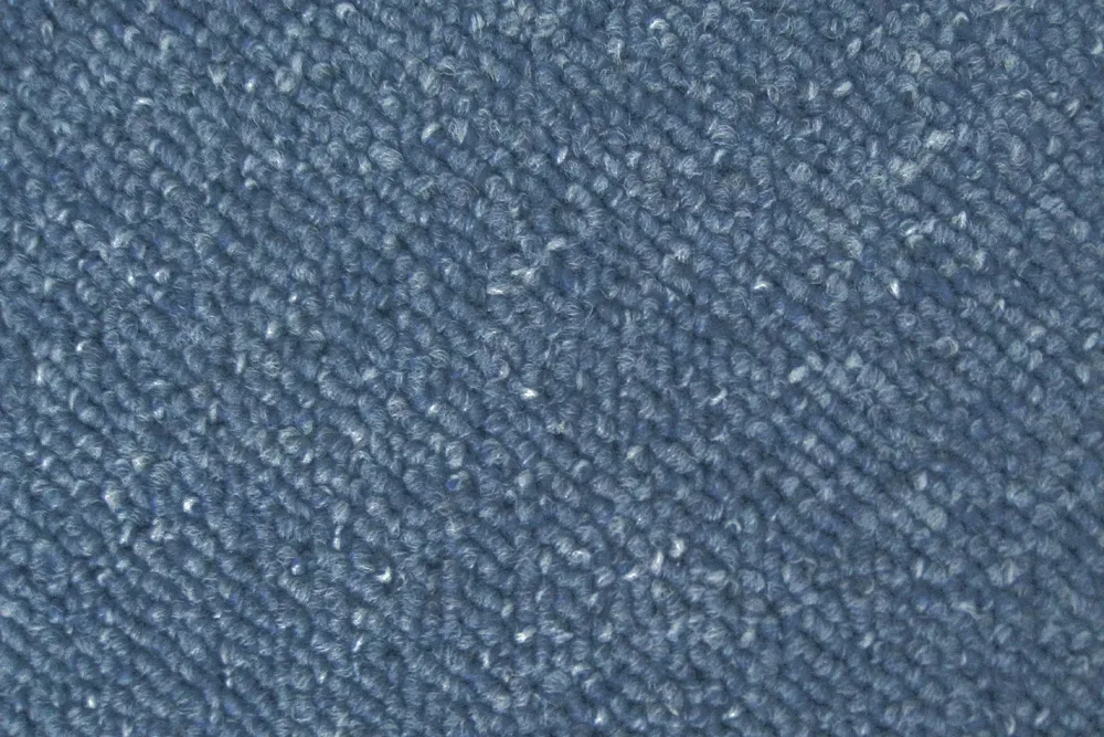 Schlingenteppich Ascona Blau | 500 × 8 cm