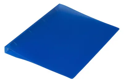 Ringbuch A4 4-Ring dunkelblau transp.