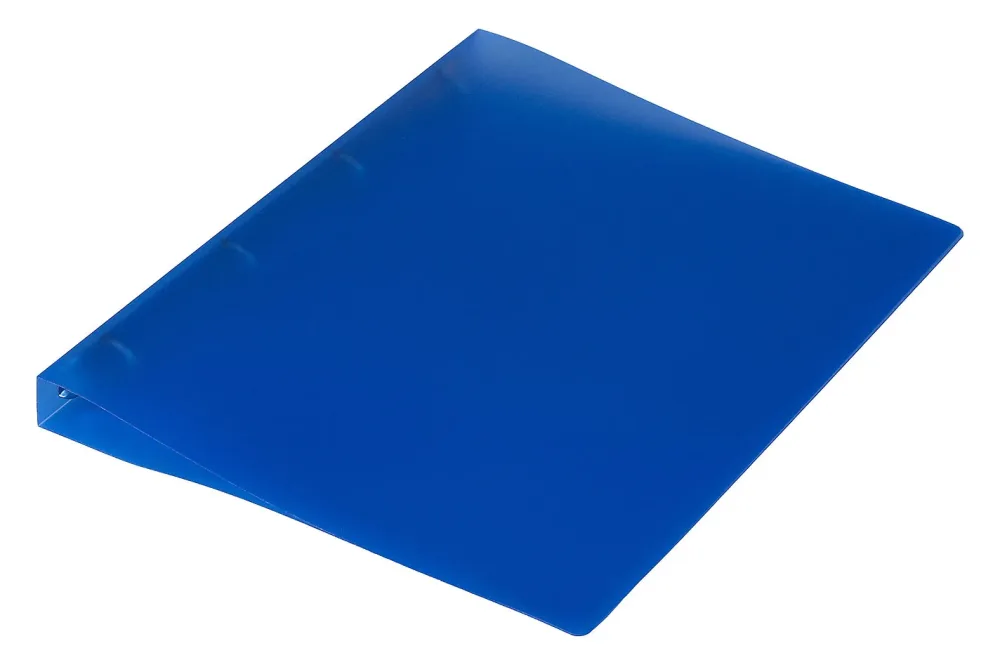 Ringbuch A4 4-Ring dunkelblau transp.