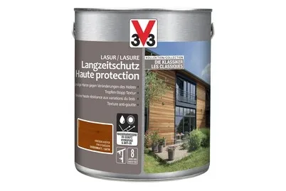 V33 Holzlasur Langzeitschutz H2O Oregon Kiefer | 2.5 l