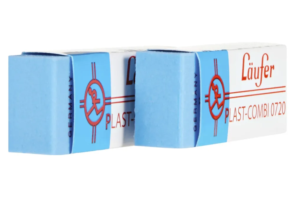 L&Auml;UFER Radierer Plast Combi 69849 2 St&uuml;ck 65x21x12mm