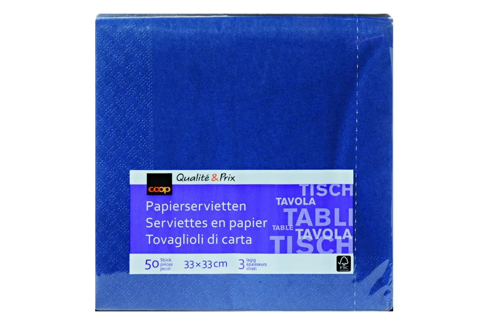 Inhouse Servietten dunkelblau 33cm 50 Stück