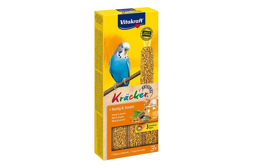 Vitakraft Kräcker® Honig-Sesam Sittich 3er