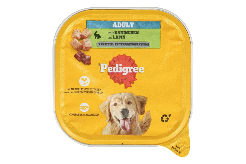 Pedigree -  Adult in Terrine mit Kaninchen Schale 300g, 300 g