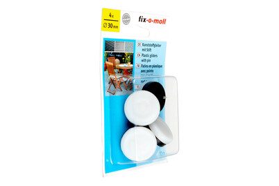 Fix-O-Moll Kunststoffgleiter mit Stift | 3 cm | 4 Stück