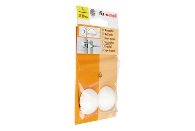 Fix-O-Moll Wandpuffer Selbstklebend | 3 cm | 2 Stück