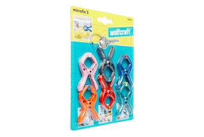 6 microfix - Mini-Federzwingen Wolfcraft 3420000