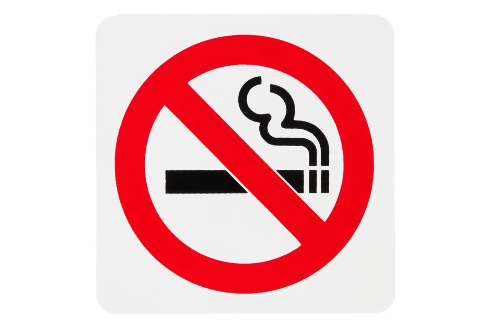 Schild «Rauchen verboten» | 8 × 8 cm