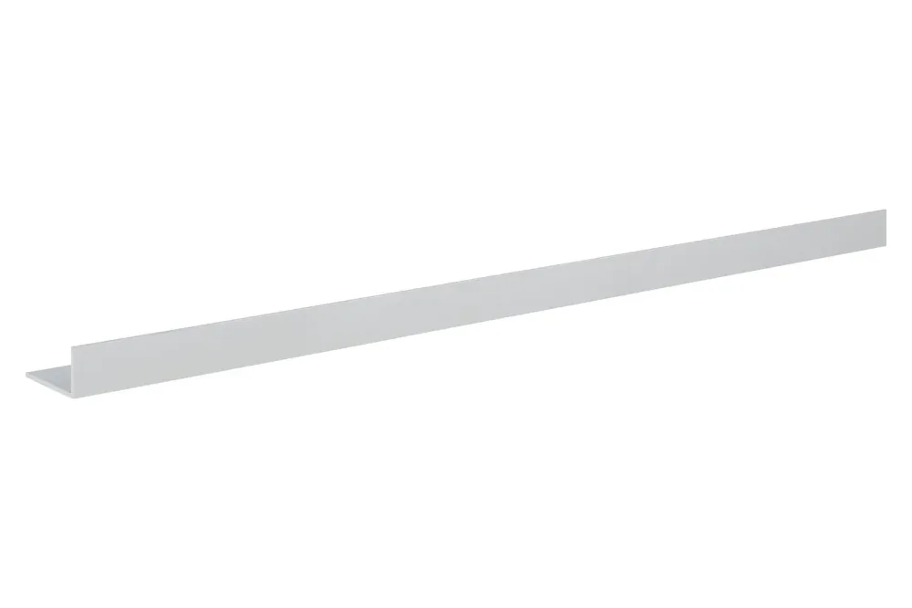 Alfer Winkelprofil Aluminium Silber | 100 × 3 × 2 cm