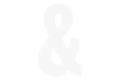 Folienbuchstabe & Weiss | 10 cm