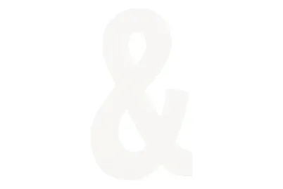 Folienbuchstabe Weiss | 3 cm