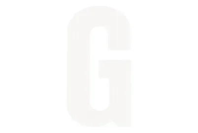 Folienbuchstabe G Weiss | 3 × 1.5 cm