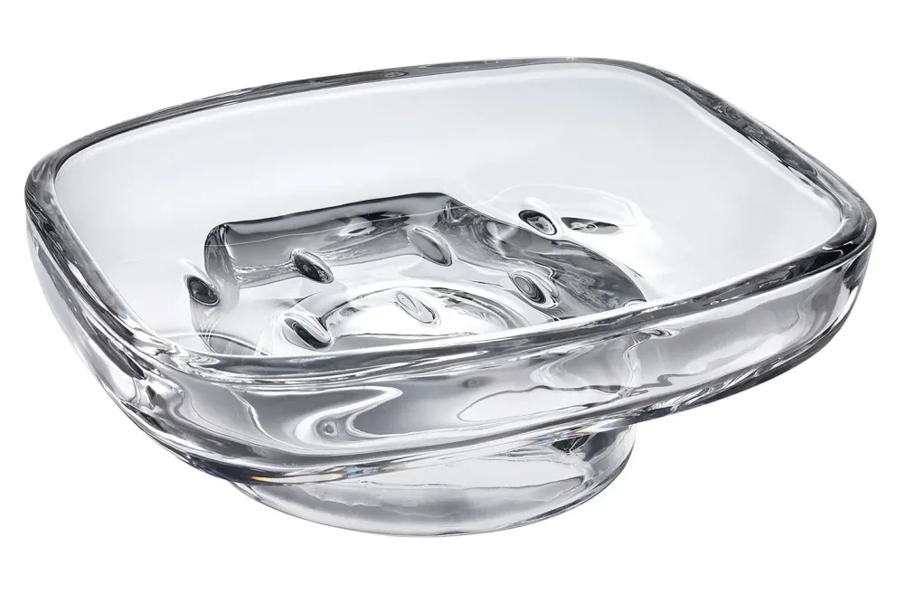 Diaqua Seifenschale Chic Glasklar | 4.5 × 12.5 × 10 cm