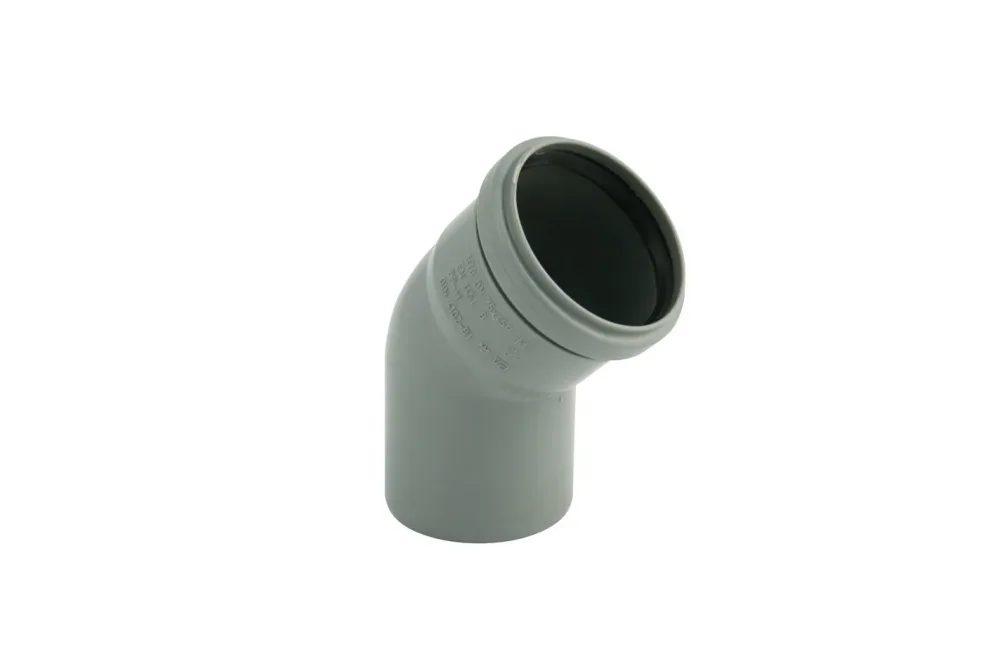 Marley Bogen HTB 45 Grad Grau | 15 cm