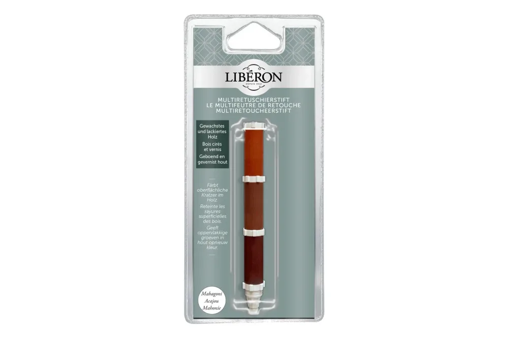 Liberon Multifilz-Retuschierstift Mahagoni | 3 Stück