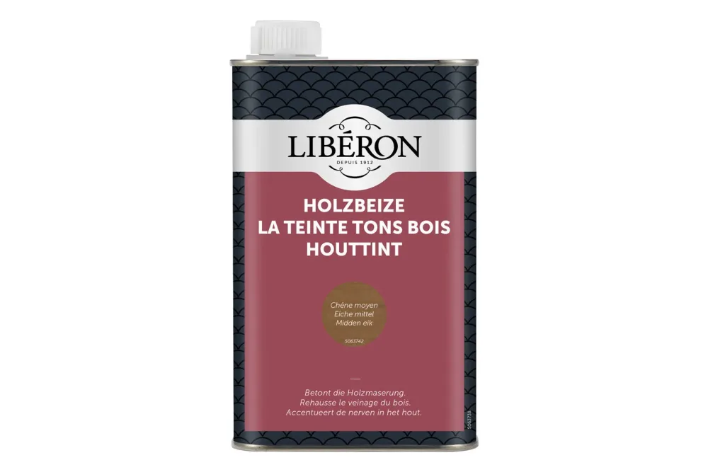 Liberon Geruchlose Holzbeize Eiche Mittel | 500 ml