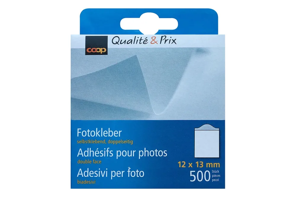 Fotokleber 500 Stück. weiss