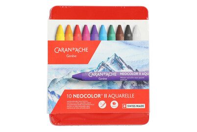 Creative Caran d'Ache NeoColor II acqua cera idrosolubile pastello Set 10/Pk-