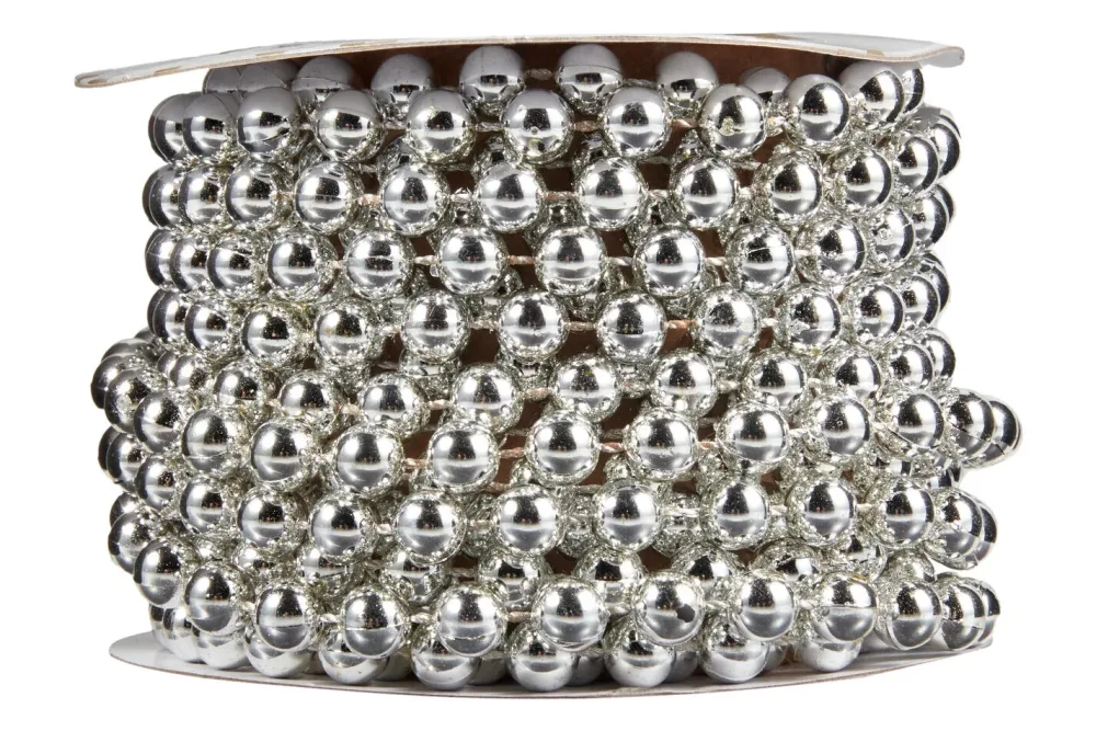 Perlenkette silber5Mt.
