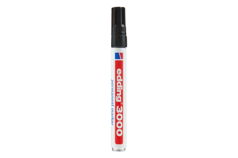 EDDING Permanent Marker 3000 1.5-3mm 3000BLI-1 schwarz Blister