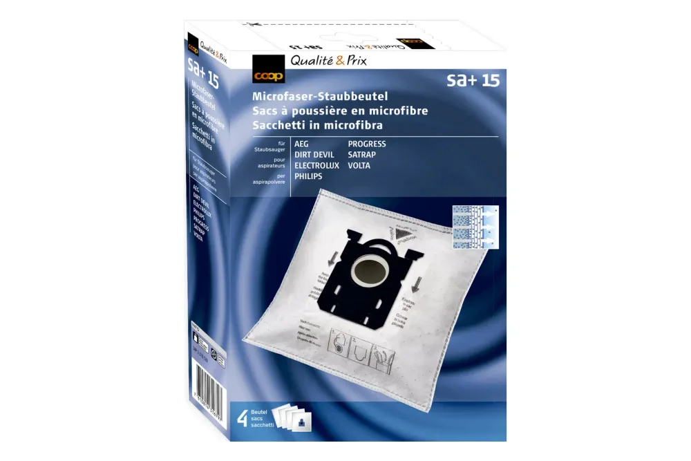 Staubsaugerbeutel Microfaser Sa+15 4 Stück