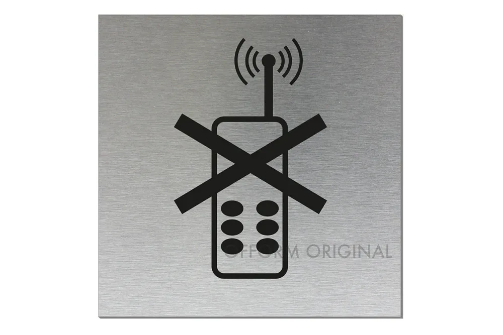Alu-Schild Natelverbot