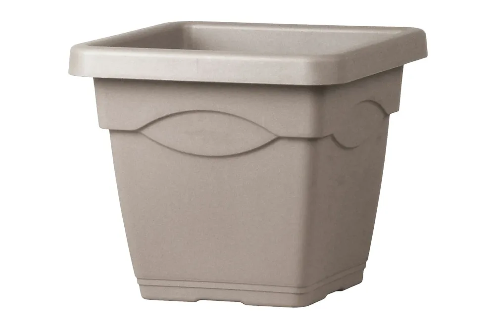 Teraplast Gefäss Quadro Circeo Braun | 38 × 33 cm | 25 l