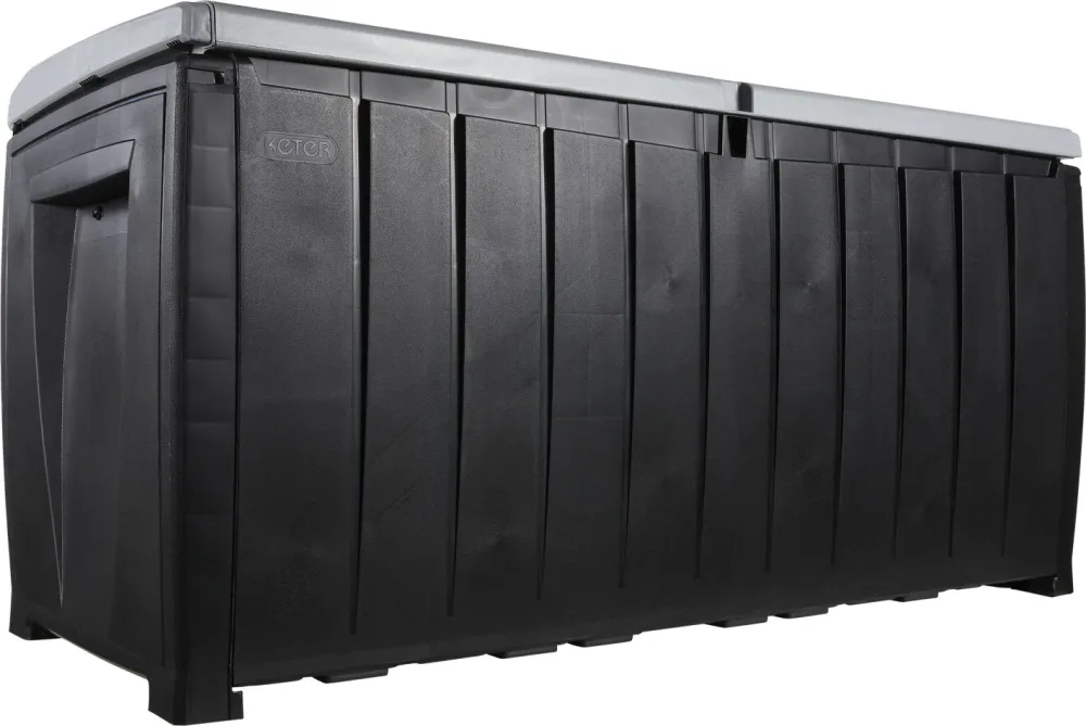 Keter Novel Kissenbox Anthrazit-Grau | 124 × 55 × 62.5 cm | 340 l
