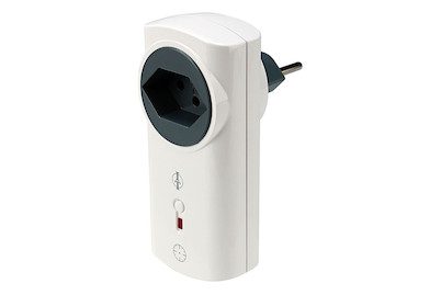 Intertechno Itlr-3500T - Funk Adapter Schalter mit Abschaltautomatik 7s-8h (Weiss)