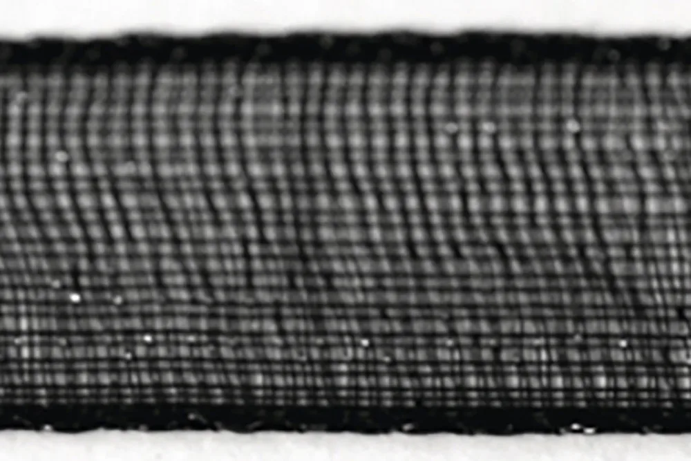 Rayher Organzaband Schwarz | 7 mm | 10 m
