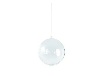 Rayher Plastik-Kugel | 8 cm | 2 Stück