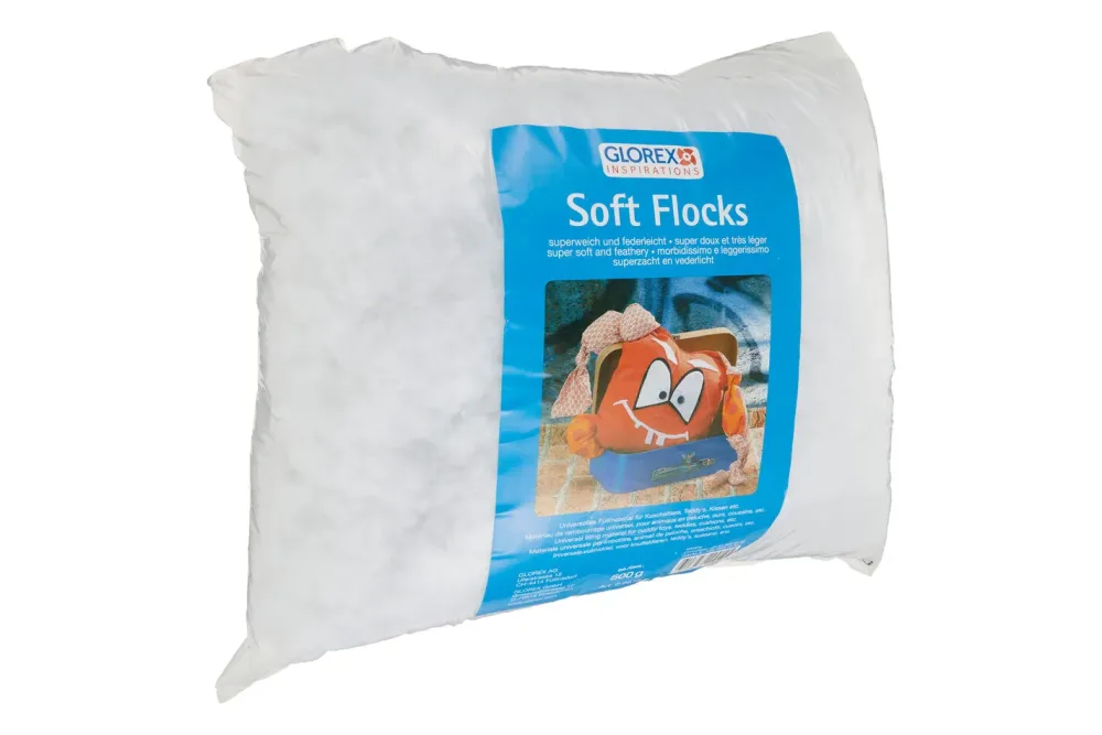 Glorex Soft-Flocks Weiss | 0.5 kg