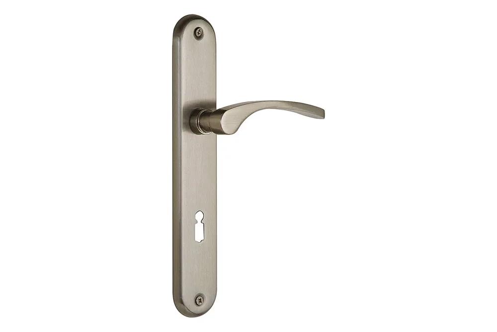 Lienbacher Drücker GT Violetta Messing Vernickelt | 41 × 231 × 8 mm