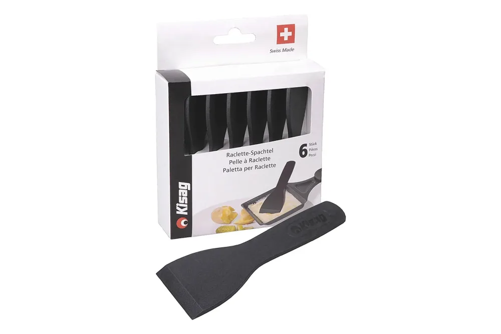 Kisag Raclette-Spachtel schwarz 6 Stück