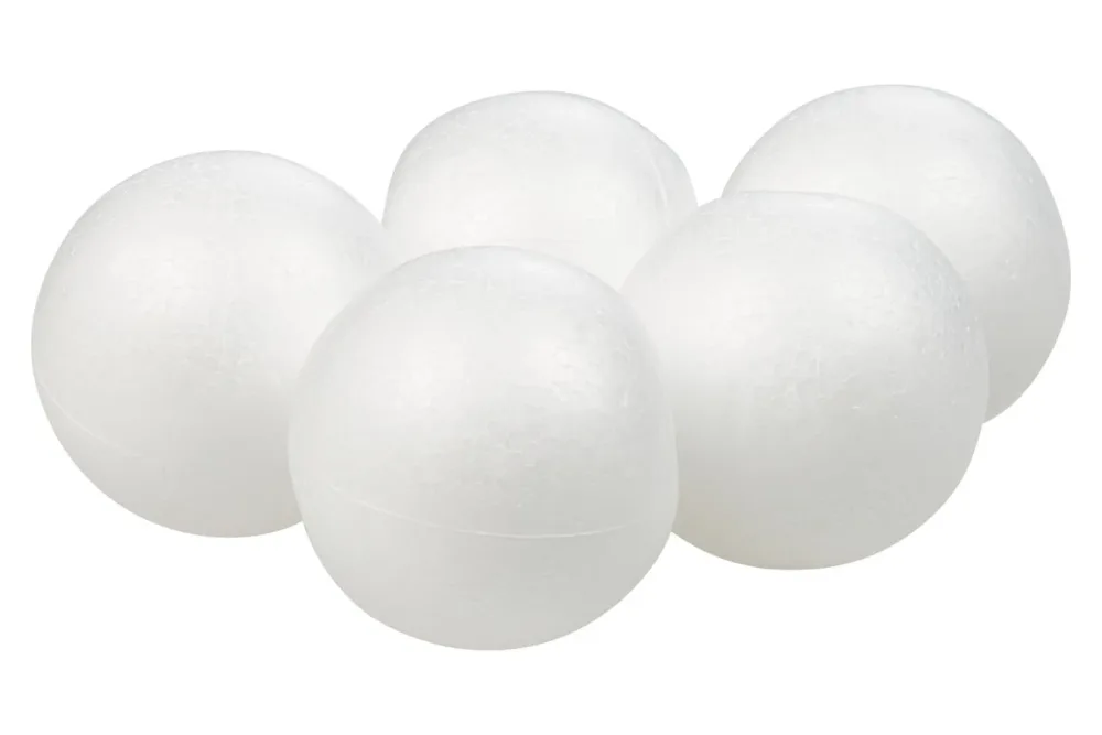 Glorex Styroporkugeln | 4 cm | 5 Stück