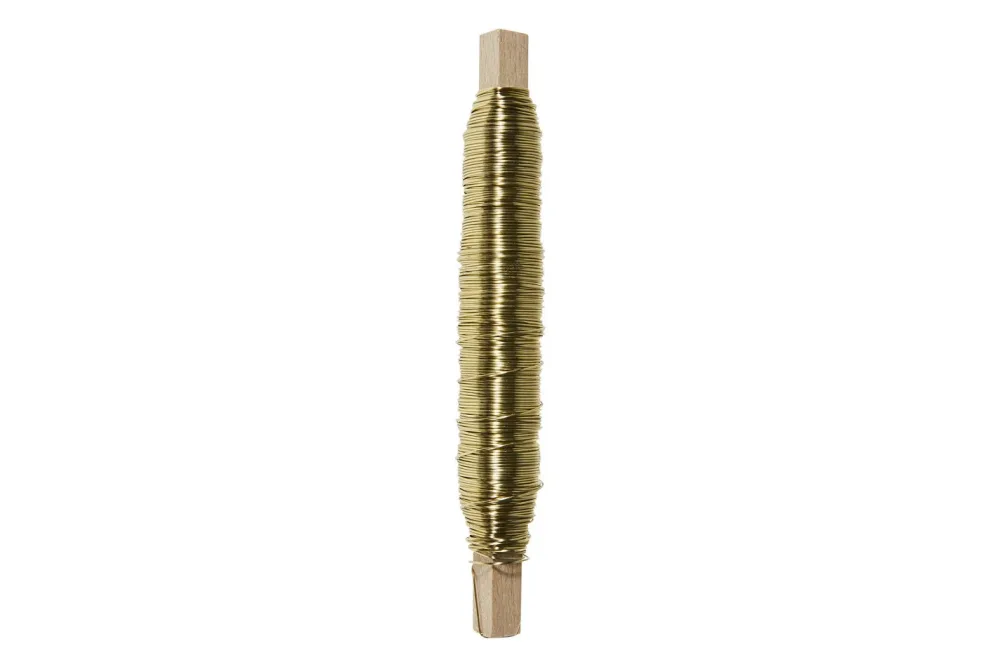 Glorex Wickeldraht Goldfarben | 0.5 mm | 50 m