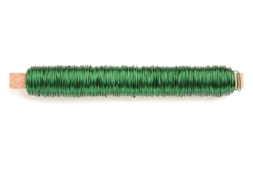Glorex Wickeldraht Grün | 0.5 mm | 50 m