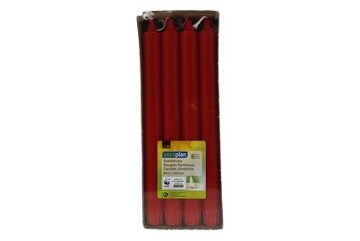 Oecoplan Leuchterkerzen rot 22x240mm