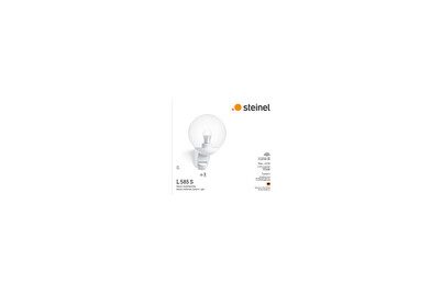 STEINEL L 585 S Sensor-Außenwandleuchte weiß