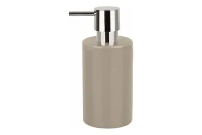 Spirella Seifenspender Tube Taupe | 16 × 7 × 7 cm