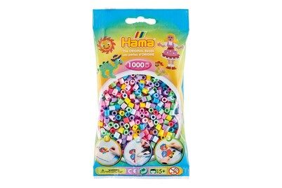 Hama Bügelperlen Pastell Mix