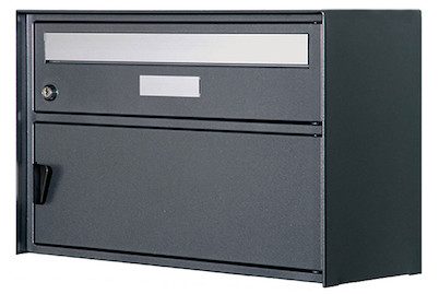 Huber Briefkasten Grächen Anthrazit | 31 × 41.8 × 30.3 cm